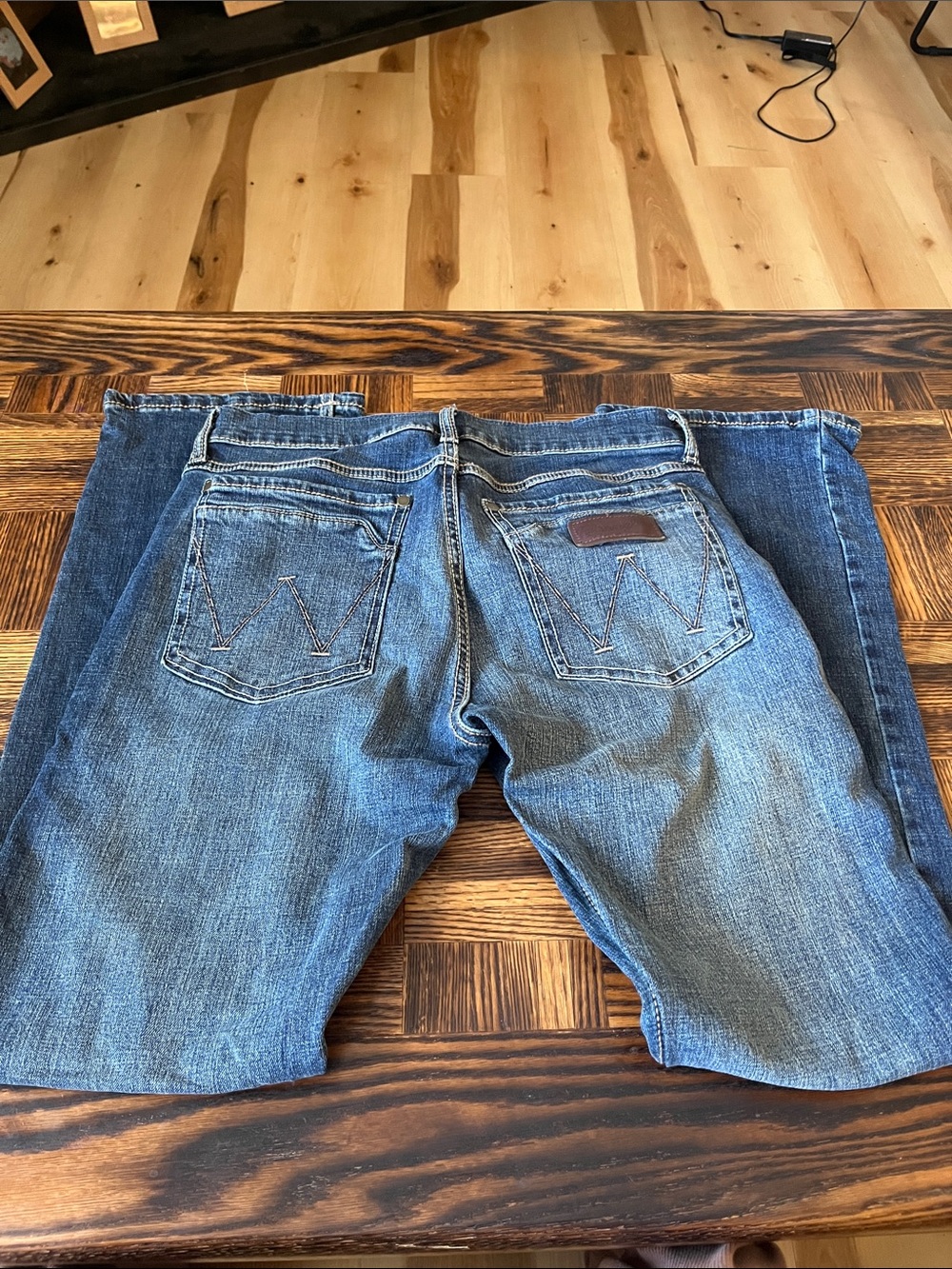 Men's Blue Denim Wrangler Jeans